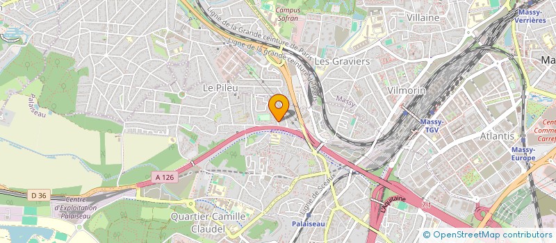 localisation de l'entreprise GRG FROID à PALAISEAU