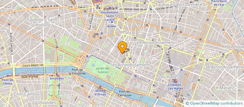 localisation de l'entreprise GRG SARL à PARIS