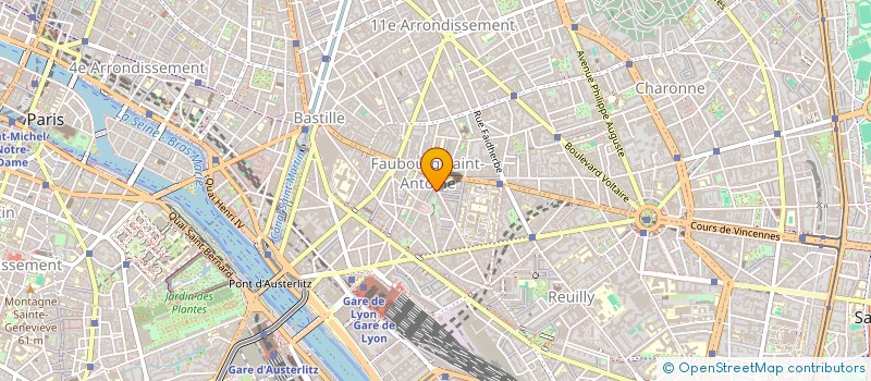 localisation de l'entreprise GRG SARL à PARIS