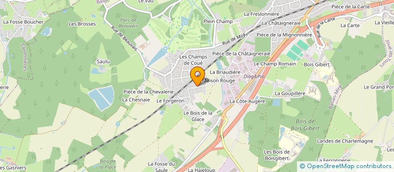 localisation de l'entreprise GRH  BALLAN-MIRE