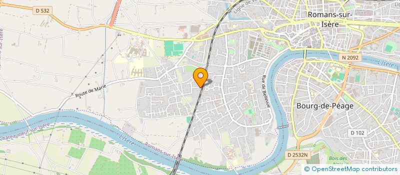 localisation de l'entreprise GRH  ROMANS-SUR-ISERE