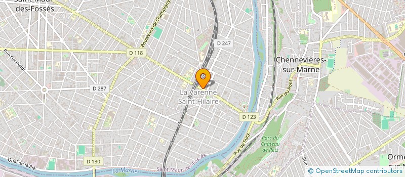 localisation de l'entreprise GRH CONSEIL & OPERATIONS à SAINT-MAUR-DES-FOSSES