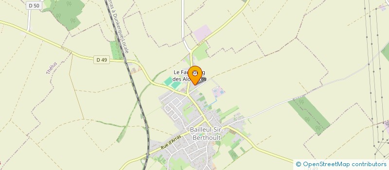 localisation de l'entreprise GRH DEVELOPPEMENT  BAILLEUL-SIR-BERTHOULT