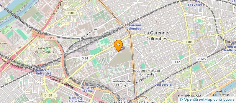 localisation de l'entreprise GRHADES  LA GARENNE-COLOMBES