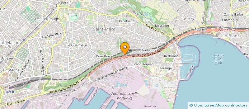 localisation de l'entreprise GRI FRANCE à BREST