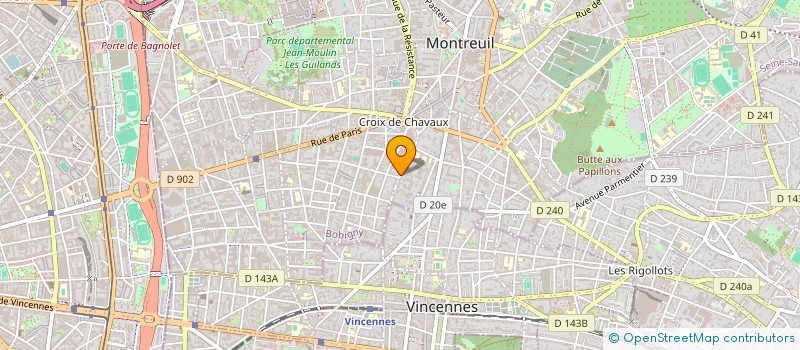 localisation de l'entreprise GRI GENERALE RENOVATION IMMOBILIERE à MONTREUIL