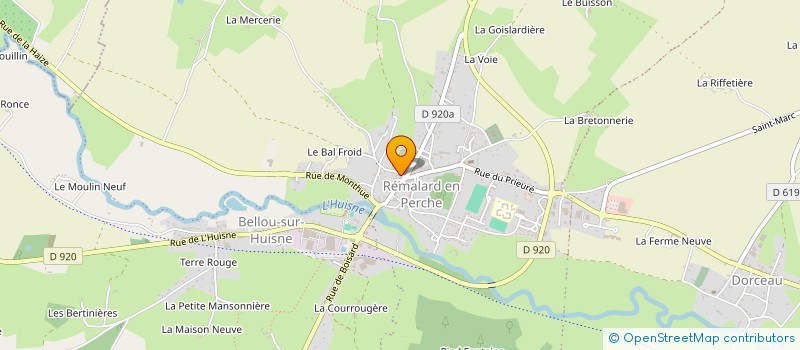 localisation de l'entreprise GRI'LAZ à REMALARD-EN-PERCHE