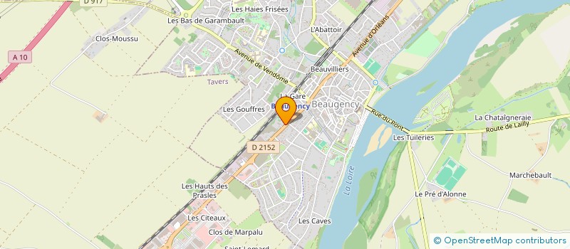 localisation de l'entreprise GRIB'DEM à BEAUGENCY