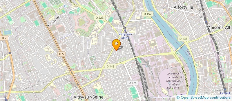 localisation de l'entreprise GRIBAT CONSULTANTS  VITRY-SUR-SEINE
