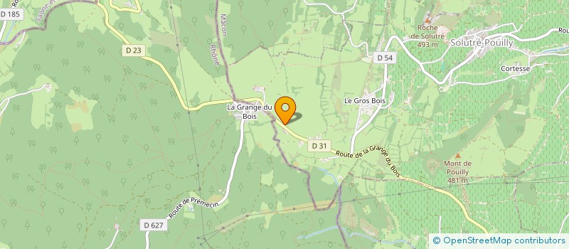 localisation de l'entreprise GRIBENSKI  SOLUTRE-POUILLY