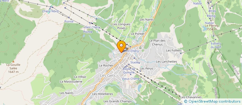 localisation de l'entreprise GRIBOUILLE  LES GETS