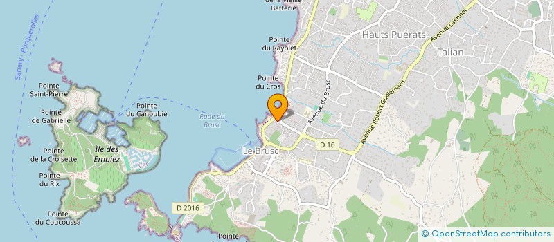 localisation de l'entreprise GRIBOUILLE CORPORATE - GROUPE FRJ à SIX-FOURS-LES-PLAGES