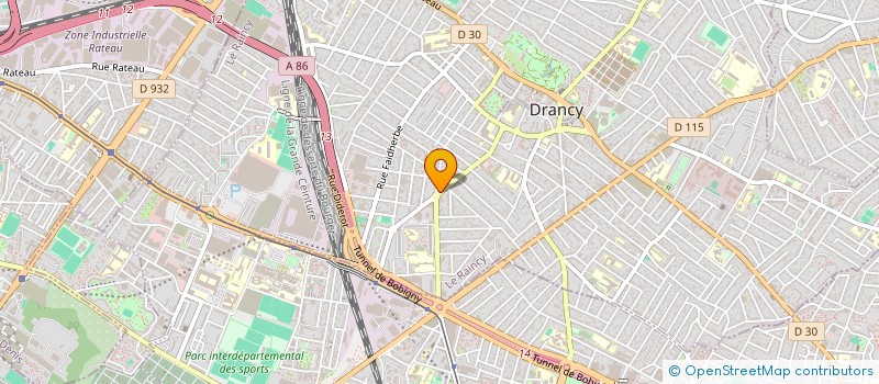 localisation de l'entreprise GRICH COIFFURE à DRANCY