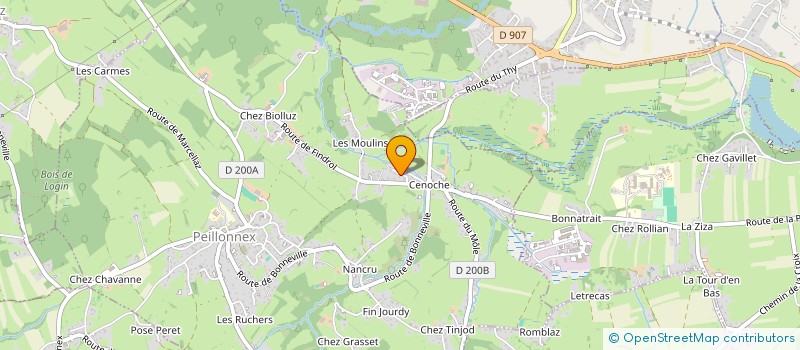 localisation de l'entreprise GRID SYSTEM à PEILLONNEX