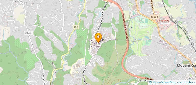 localisation de l'entreprise GRIDBEE COMMUNICATIONS à GRASSE
