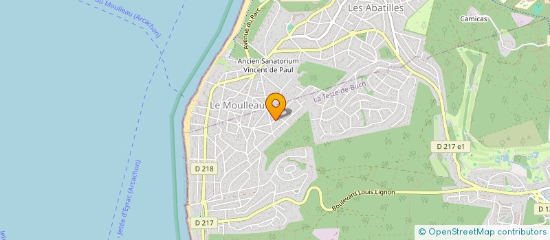 localisation de l'entreprise GRIDEL à LA TESTE-DE-BUCH