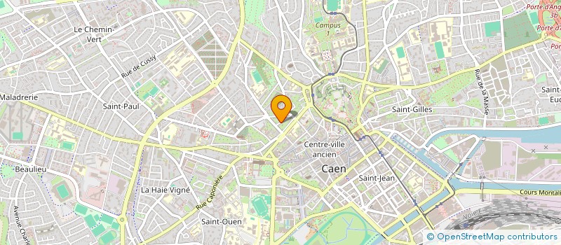localisation de l'entreprise GRIDI à CAEN