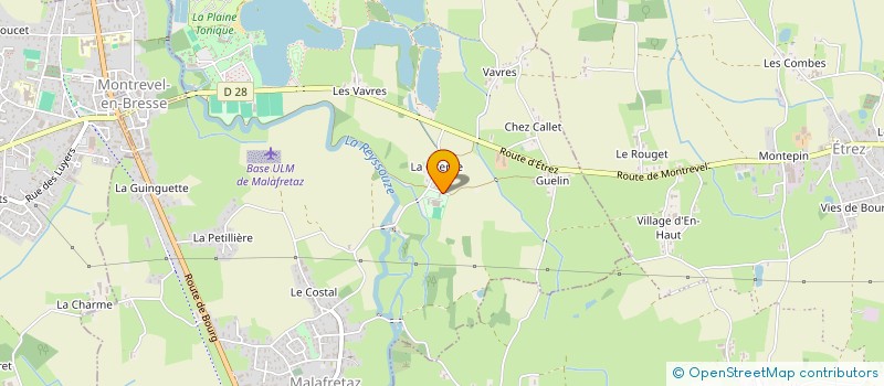 localisation de l'entreprise GRIF'PHOTON  MALAFRETAZ