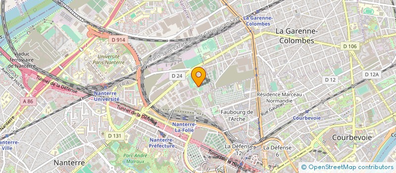 localisation de l'entreprise GRIF SA à NANTERRE