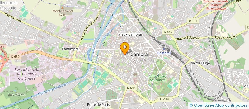 localisation de l'entreprise GRIF STILL  CAMBRAI