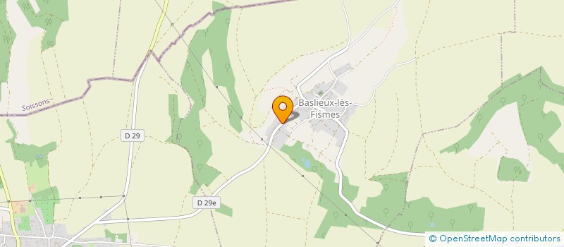 localisation de l'entreprise GRIFE  BASLIEUX-LES-FISMES