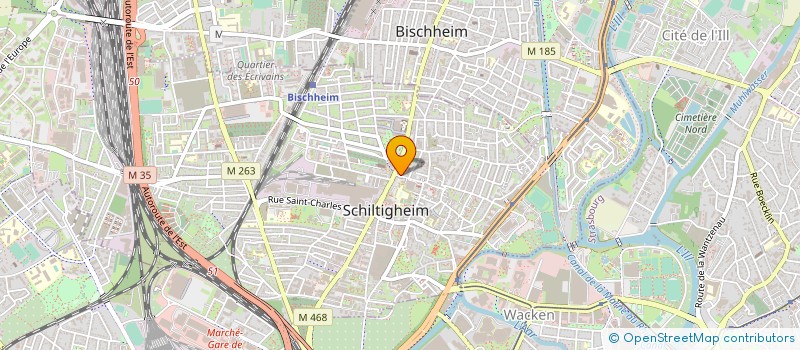 localisation de l'entreprise GRIFF'COQUINE à SCHILTIGHEIM