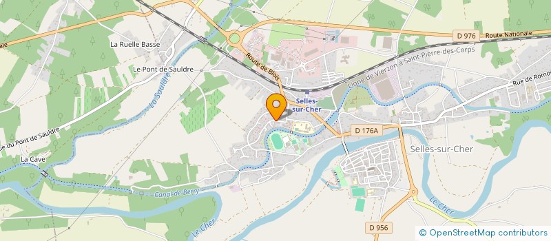 localisation de l'entreprise GRIFF'POSE  SELLES-SUR-CHER