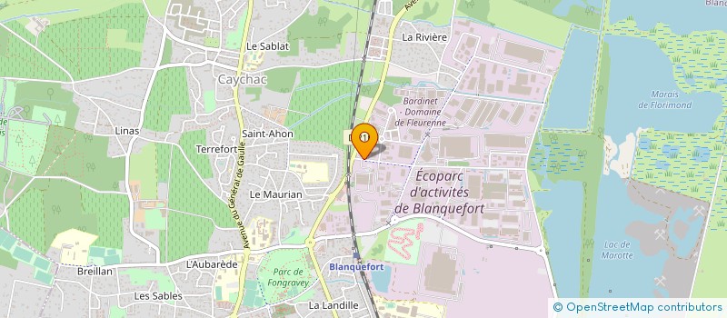 localisation de l'entreprise GRIFF'S & TERROIRS ELIE SARL à BLANQUEFORT