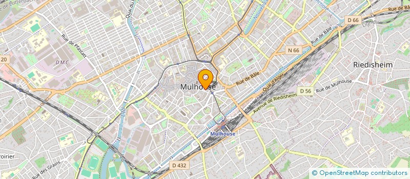 localisation de l'entreprise GRIFF'STOCK  MULHOUSE