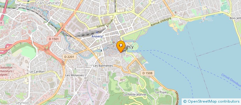 localisation de l'entreprise GRIFFAY V 2 à ANNECY