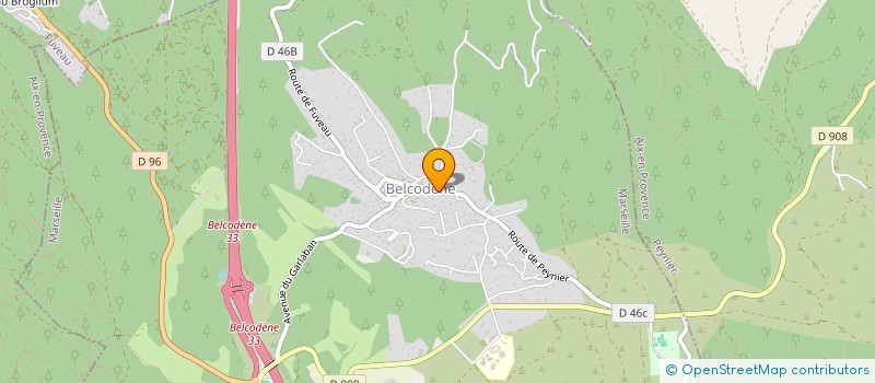 localisation de l'entreprise GRIFFE INFORMATIQUE  BELCODENE