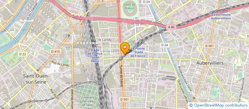 localisation de l'entreprise GRIFFE INTERNATIONAL DIFFUSION à SAINT-DENIS