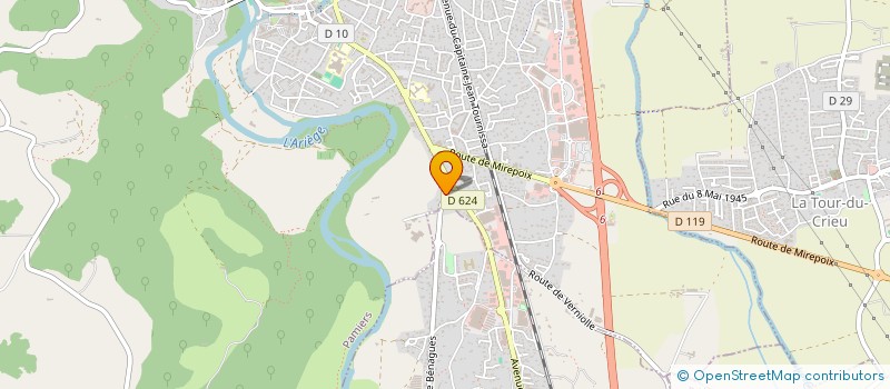 localisation de l'entreprise GRIFFE VERTE à SAINT-JEAN-DU-FALGA