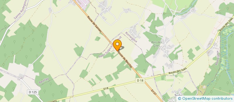 localisation de l'entreprise GRIFFES D'ANGE  SAINT-SULPICE-D'ARNOULT