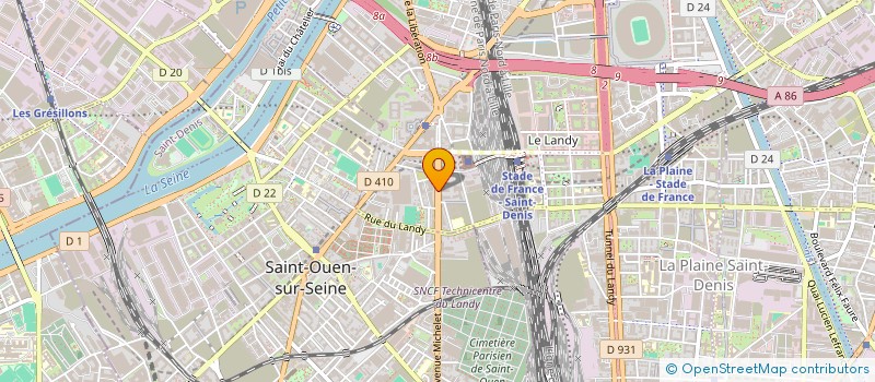 localisation de l'entreprise GRIFFES VIVIENNE à SAINT-DENIS