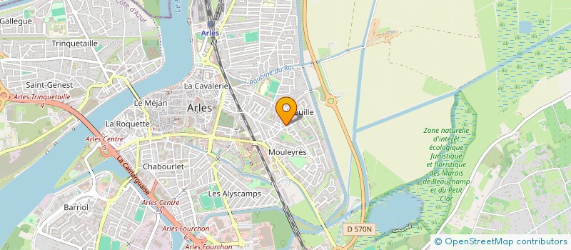 localisation de l'entreprise GRIFFEUILLE à ARLES