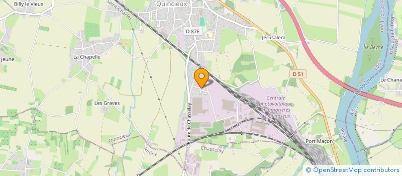 localisation de l'entreprise GRIFFIN  QUINCIEUX