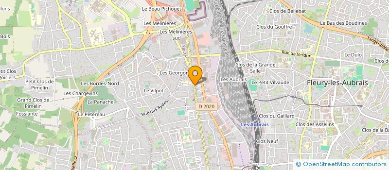 localisation de l'entreprise GRIFFINART à FLEURY LES AUBRAIS