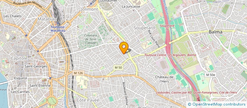 localisation de l'entreprise GRIFFITH à TOULOUSE