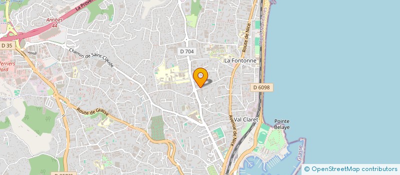 localisation de l'entreprise GRIFFITH & BURKE CONSULTANTS à ANTIBES
