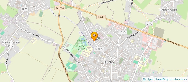 localisation de l'entreprise GRIFFON à CAUDRY