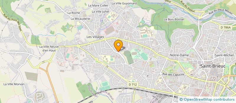 localisation de l'entreprise GRIFFON à SAINT-BRIEUC