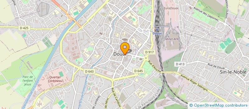 localisation de l'entreprise GRIFFON AVOCAT CONSEIL à DOUAI