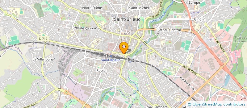 localisation de l'entreprise GRIFFON COURTAGE à SAINT-BRIEUC
