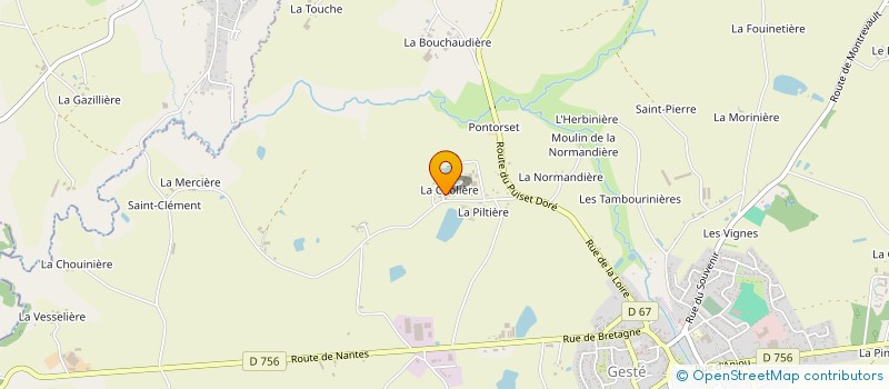 localisation de l'entreprise GRIFFON CREATION à BEAUPREAU-EN-MAUGES
