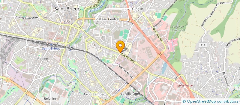 localisation de l'entreprise GRIFFON FOOD à SAINT-BRIEUC