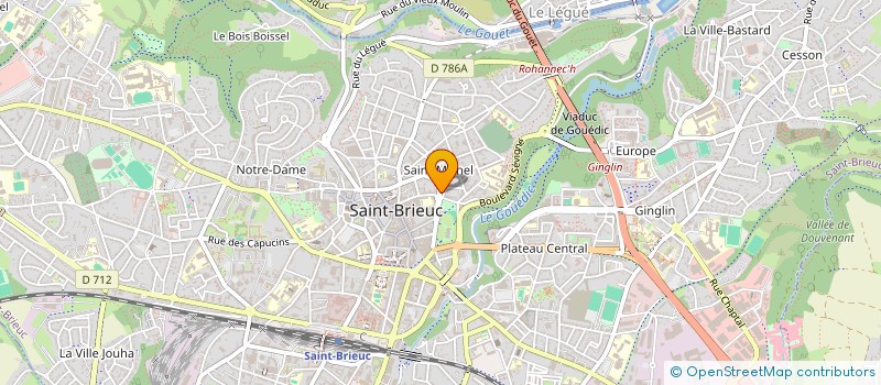 localisation de l'entreprise GRIFFON GESTION PRIVEE à SAINT-BRIEUC