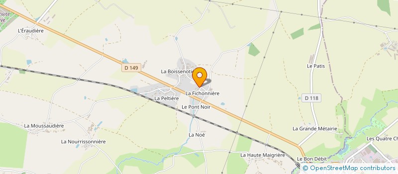 localisation de l'entreprise GRIFFON IMMO  BOUSSAY