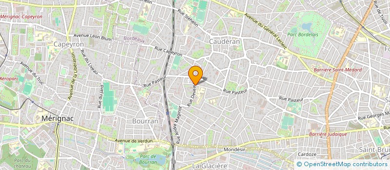 localisation de l'entreprise GRIFFON TRUFFES ET VINS à BORDEAUX