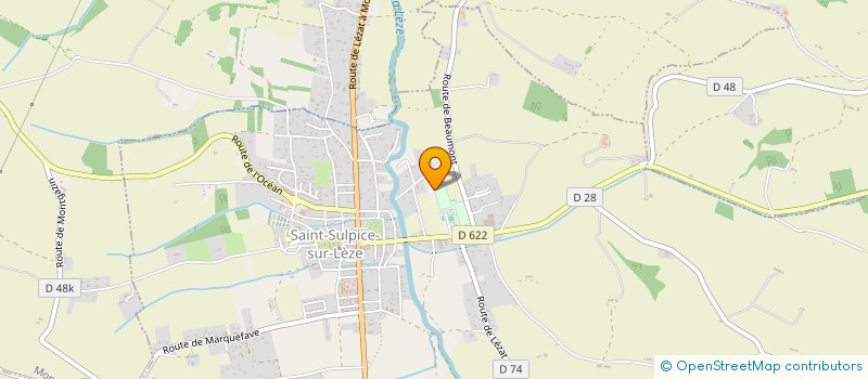 localisation de l'entreprise GRIFFOUL MICHEL ET FILS à SAINT-SULPICE-SUR-LEZE